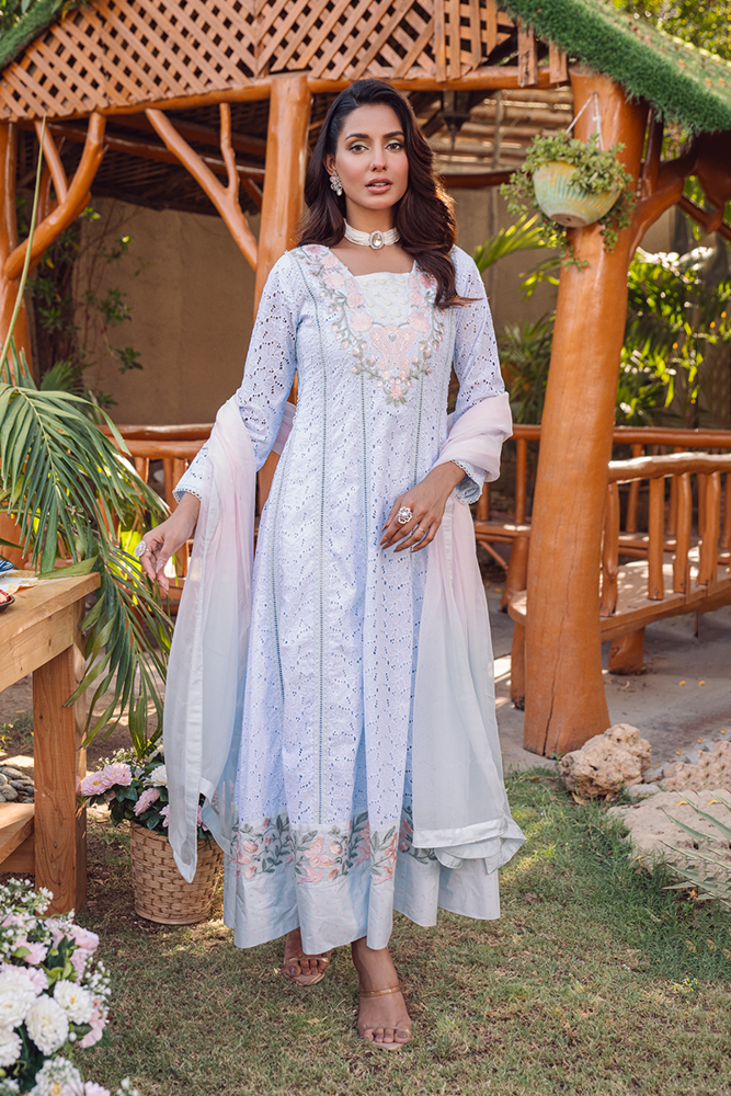 Blue eid dress best sale